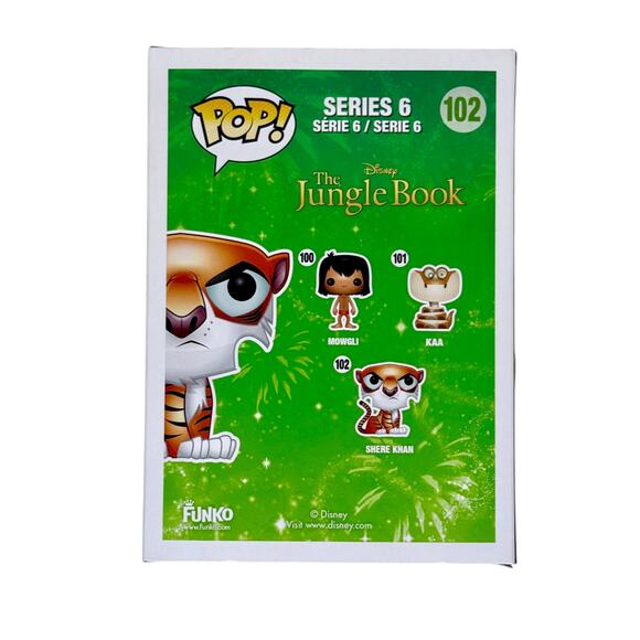 Funko Pop Unopened Shere Khan 102 Disney Jungle Book Tiger Movie Animation - Picture 3 of 8